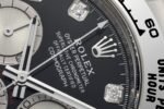 Daytona 126509 904L SS CF Best Edition Black Dial Silver Subdial Diamonds Markers On 904L SS Bracelet SA4131 - Image 4