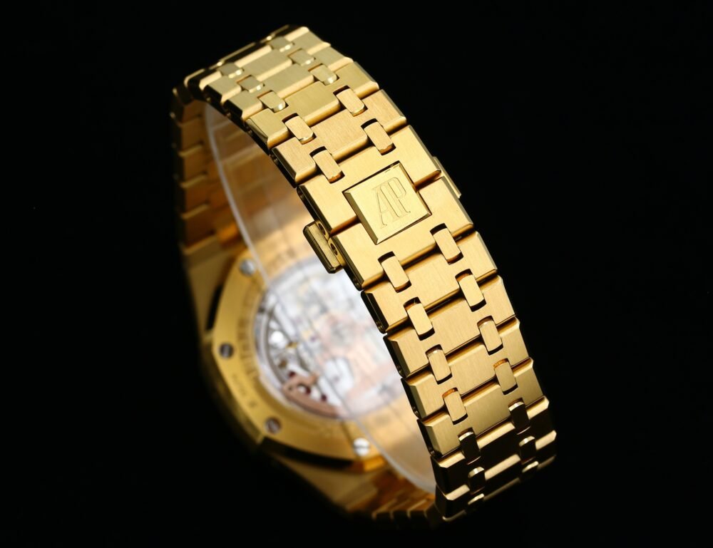 Royal Oak 41mm Complicated 26574 YG BBS Best Edition Blue Dial on YG Bracelet A5134 - Image 8