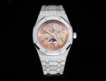 Royal Oak 41mm Complicated 26574 SS BBS Best Edition Rose Gold Dial on SS Bracelet A5134
