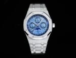 Royal Oak 41mm Complicated 26574 SS BBS Best Edition Ice Blue Dial on SS Bracelet A5134