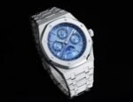 Royal Oak 41mm Complicated 26574 SS BBS Best Edition Ice Blue Dial on SS Bracelet A5134 - Image 2