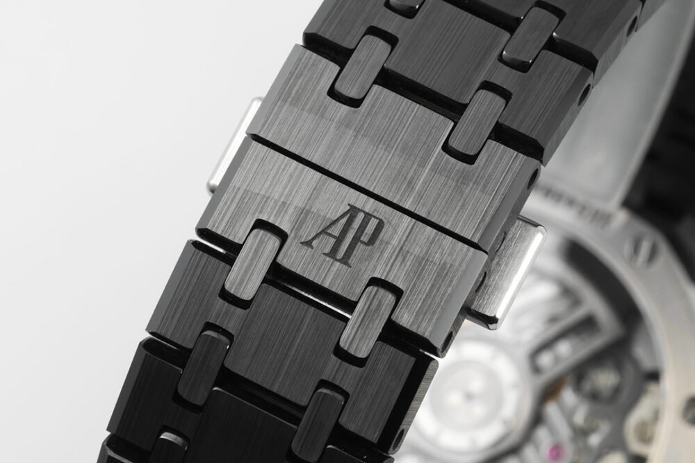 Royal Oak Chrono 26240 Black Ceramic APSF 1:1 Best Edition on Ceramic Bracelet SA4401 Super Clone - Image 9