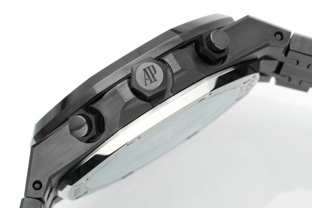 Royal Oak Chrono 26240 Black Ceramic APSF 1:1 Best Edition on Ceramic Bracelet SA4401 Super Clone - Image 6