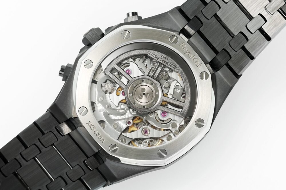 Royal Oak Chrono 26240 Black Ceramic APSF 1:1 Best Edition on Ceramic Bracelet SA4401 Super Clone - Image 8