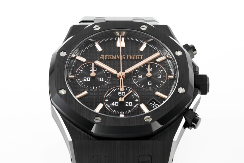 Royal Oak Chrono 26240 Black Ceramic APSF 1:1 Best Edition on Ceramic Bracelet SA4401 Super Clone - Image 2