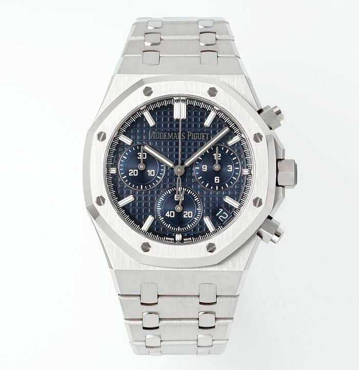 Royal Oak Chrono 26240 SS APSF 1:1 Best Edition Blue Dial on SS Bracelet SA4401 Super Clone