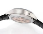 Master Ultra Thin Perpetual Calendar SS J Factory Best Edition Silver Dial on Black Leather Strap A868 - Image 7