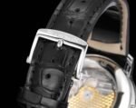 Villeret 6654 SS Complicated Function APSF 1:1 Best Edition White Dial on Leather Strap A6654 - Image 9