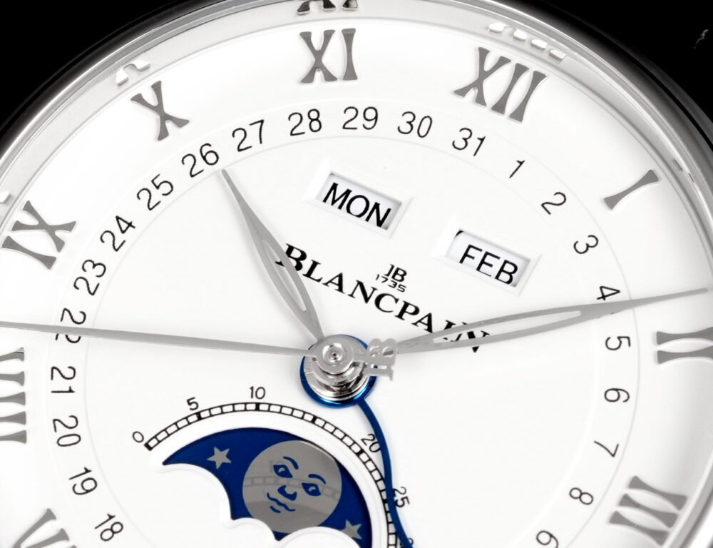 Villeret 6654 SS Complicated Function APSF 1:1 Best Edition White Dial on Leather Strap A6654 - Image 5
