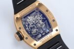 RM035 Americas Manual RG ZF 1:1 Best Edition Skeleton Dial On Black Rubber Strap Super Clone RMUL1 - Image 8