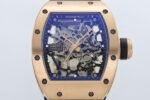RM035 Americas Manual RG ZF 1:1 Best Edition Skeleton Dial On Black Rubber Strap Super Clone RMUL1 - Image 2
