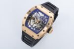 RM035 Americas Manual RG ZF 1:1 Best Edition Skeleton Dial On Black Rubber Strap Super Clone RMUL1 - Image 3