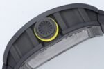 RM035 AMERICAS MANUAL CARBON/BLACK CERAMIC ZF 1:1 BEST EDITION SKELETON DIAL ON BLACK RUBBER STRAP SUPER CLONE RMUL1 - Image 6