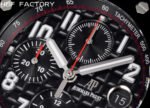 ROYAL OAK OFFSHORE 42MM CERAMIC BEZEL SS HBF BEST EDITION BLACK DIAL ON BLACK/RED RUBBER STRAP A3126 - Image 5