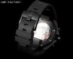 Royal Oak Offshore 44mm Black Ceramic APJF 1:1 Best Edition Black Dial on Black Rubber Strap A3126 - Image 9