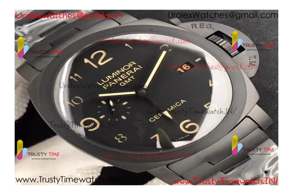 PAM 438 O REAL CERAMIC VSF 1:1 BEST EDITION SUPER CLONE P9001 BEST ON CERAMIC BRACELET - Image 2