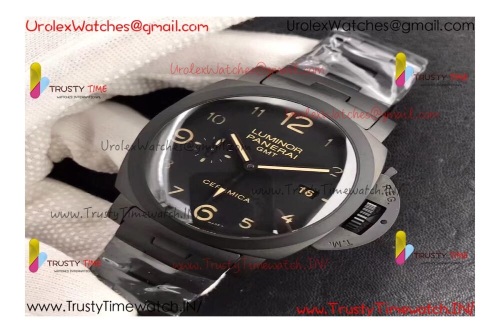 PAM 438 O REAL CERAMIC VSF 1:1 BEST EDITION SUPER CLONE P9001 BEST ON CERAMIC BRACELET - Image 9
