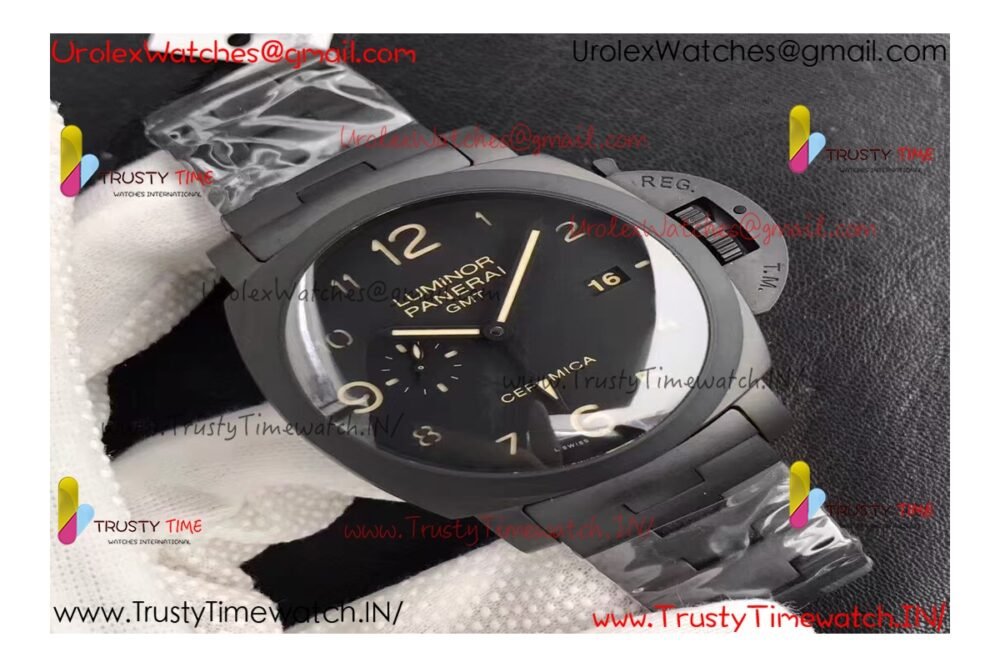 PAM 438 O REAL CERAMIC VSF 1:1 BEST EDITION SUPER CLONE P9001 BEST ON CERAMIC BRACELET - Image 8
