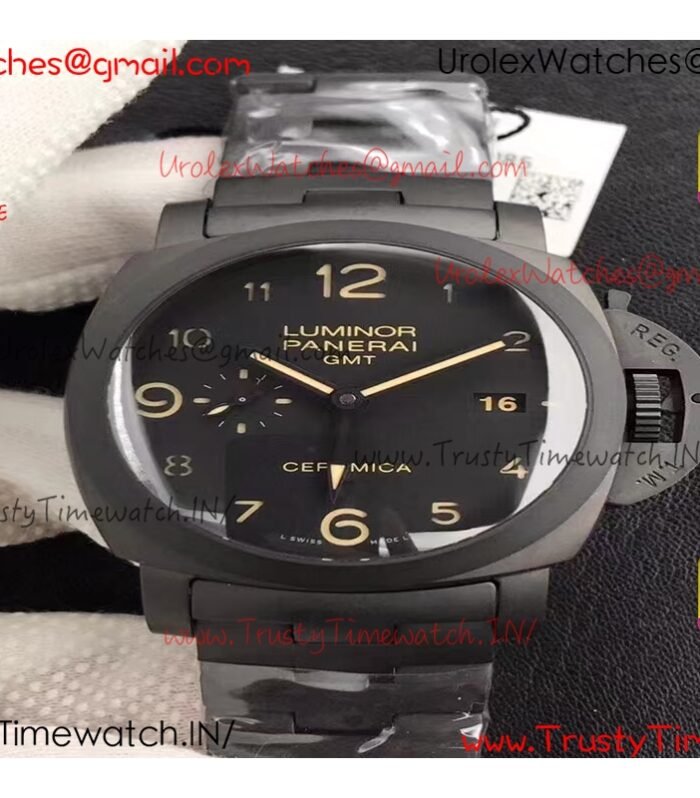 PAM 438 O REAL CERAMIC VSF 1:1 BEST EDITION SUPER CLONE P9001 BEST ON CERAMIC BRACELET