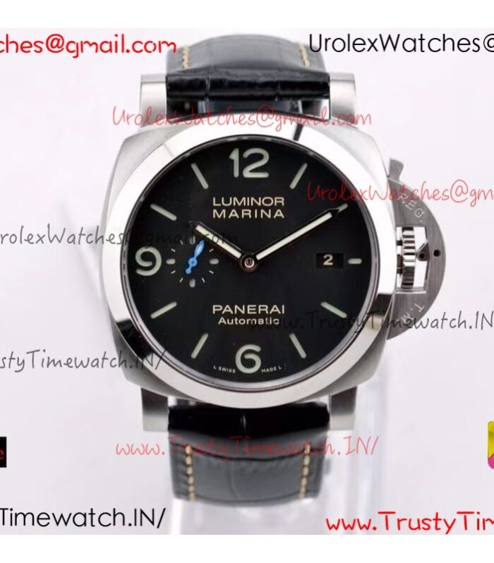 PAM1116 SS VSF 1:1 BEST EDITION GREEN DIAL ON BROWN LEATHER STRAP P.9010 SUPER CLONE