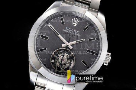 ROLMIL030A - Milgauss Label Noir 43mm SS/SS Grey JBF Tour