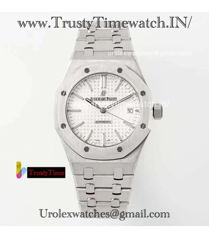 Royal Oak 15450 37mm APSF Silver Dial SS Siwss 3120