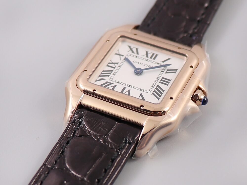 Panthère Secrete Ladies 27mm RG 8848F 1:1 Best Edition White Dial on Black Croco Strap Ronda Quartz - Image 2