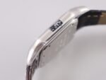 Panthère Secrete Ladies 27mm SS 8848F 1:1 Best Edition White Dial Diamonds Bezel on Black Croco Strap Ronda Quartz - Image 6