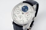 Portuguese IW503406 Real PR SS APSF 1:1 Best Edition White Dial On Black Leather Strap A52610 - Image 3