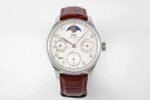 Portuguese IW503307 Real PR SS APSF 1:1 Best Edition White Dial On Brown Leather Strap A52610