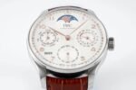 Portuguese IW503307 Real PR SS APSF 1:1 Best Edition White Dial On Brown Leather Strap A52610 - Image 4