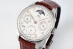 Portuguese IW503307 Real PR SS APSF 1:1 Best Edition White Dial On Brown Leather Strap A52610 - Image 3