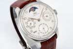 Portuguese IW503307 Real PR SS APSF 1:1 Best Edition White Dial On Brown Leather Strap A52610 - Image 2