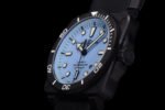 Instruments BR03A Ceramic M+F 1:1 Best Edition Pale Blue Lumed Dial on Rubber Strap MIYOTA 9015 (Free Leather Straps) - Image 3