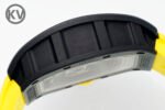RM035-02 Forged Carbon Case KUF Best Edition Yellow Crown on Yellow Nylon Strap MIYOTA8215 - Image 7