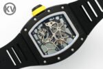 RM035 Americas Black Ceramic SONIC Best Edition Skeleton Dial on Black Rubber Strap Clone RMUL1 - Image 7