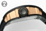 RM035-02 Real Black NTPT ZF 1:1 Best Edition Skeleton Dial On Black Rubber Strap Real Super Clone RMAL1 V7 - Image 6