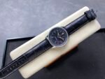 Navitimer 41mm GMT SS BLSF 1:1 Best Edition Black Dial on Black Leather Strap A2836 - Image 9