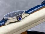 Navitimer 1 Automatic 41mm SS BLSF 1:1 Best Edition Blue Dial on Blue Leather Strap A2824 - Image 4