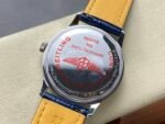 Navitimer 1 Automatic 41mm SS BLSF 1:1 Best Edition Blue Dial on Blue Leather Strap A2824 - Image 6