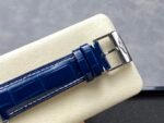 Navitimer 1 Automatic 41mm SS BLSF 1:1 Best Edition Blue Dial on Blue Leather Strap A2824 - Image 8