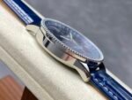 Navitimer 1 Automatic 41mm SS BLSF 1:1 Best Edition Blue Dial on Blue Leather Strap A2824 - Image 5