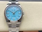 Oyster Perpetual 41mm 124300 904L VSF 1:1 Best Edition Ice Blue Dial on SS Bracelet VS3230