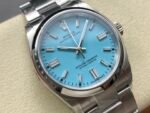 Oyster Perpetual 41mm 124300 904L VSF 1:1 Best Edition Ice Blue Dial on SS Bracelet VS3230 - Image 5