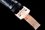 Portuguese Tourbillon Power Reserve RG AXF White Dial RG Numbers moonphase on Black Leather Strap - Image 2