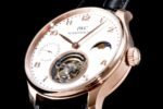 Portuguese Tourbillon Power Reserve RG AXF White Dial RG Numbers moonphase on Black Leather Strap - Image 5