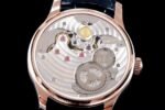 Portuguese Tourbillon Power Reserve RG AXF White Dial RG Numbers moonphase on Black Leather Strap - Image 7