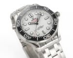 Seamaster Diver 300M B50F Black Ceramic White Dial on SS Bracelet A8800(Free Rubber Strap) - Image 2