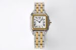 Panthère Secrete Ladies 22mm SS/YG 8848F 1:1 Best Edition White Dial on SS/YG Bracelet Ronda Quartz