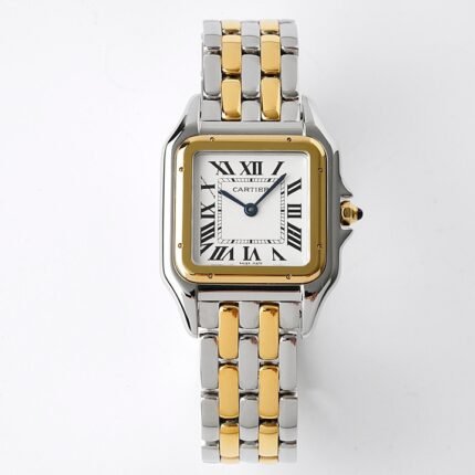 Panthère Secrete Ladies 22mm SS/YG 8848F 1:1 Best Edition White Dial on SS/YG Bracelet Ronda Quartz